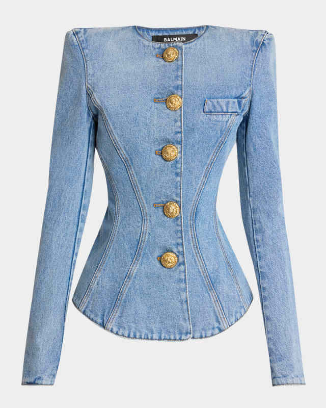 Buttoned Denim Jacket